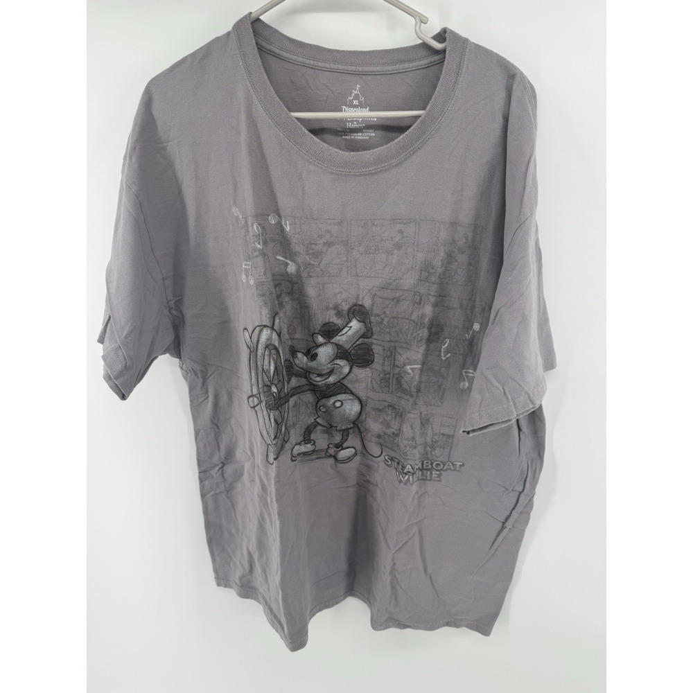 Steamboat Willie Mickey Mouse Gray Tee  Short Films Limited Edition XL